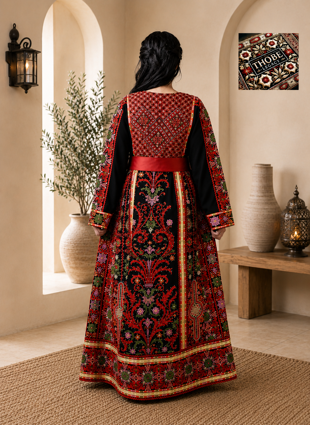 Al-Ward Thobe Black