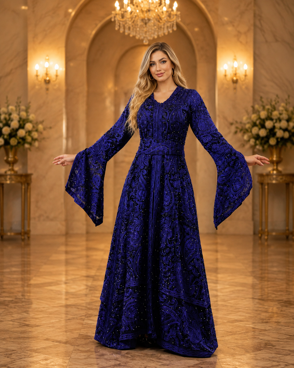 Qaftan Moon Royal Blue