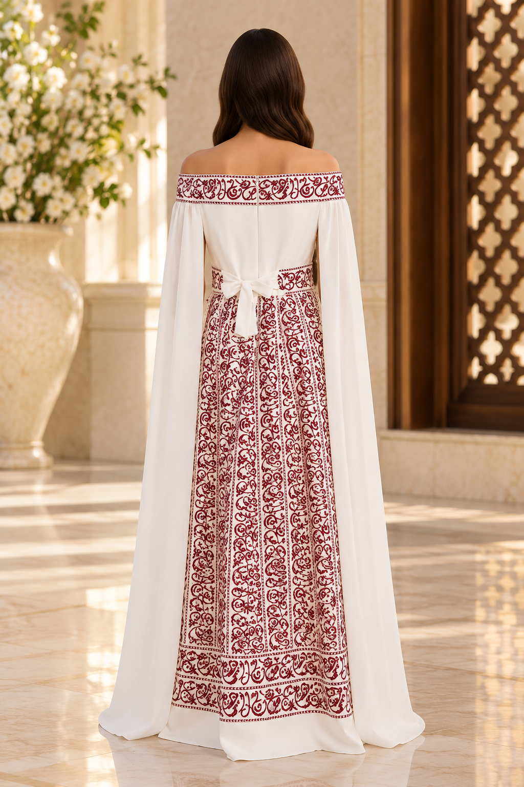 Hamsa Calligraphy Dress
