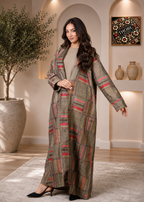 Mosaic Abaya Olive