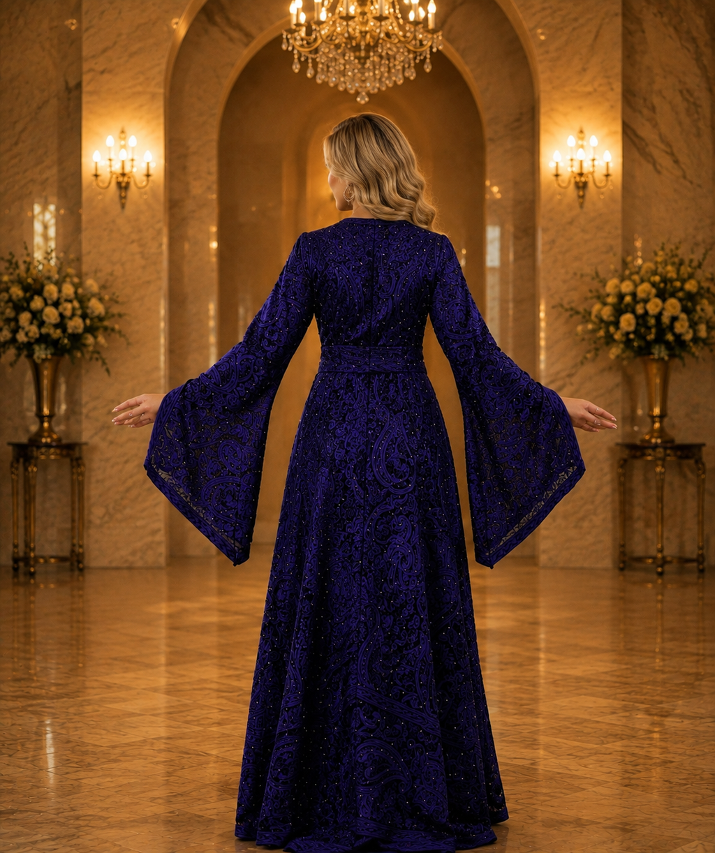 Qaftan Moon Royal Blue
