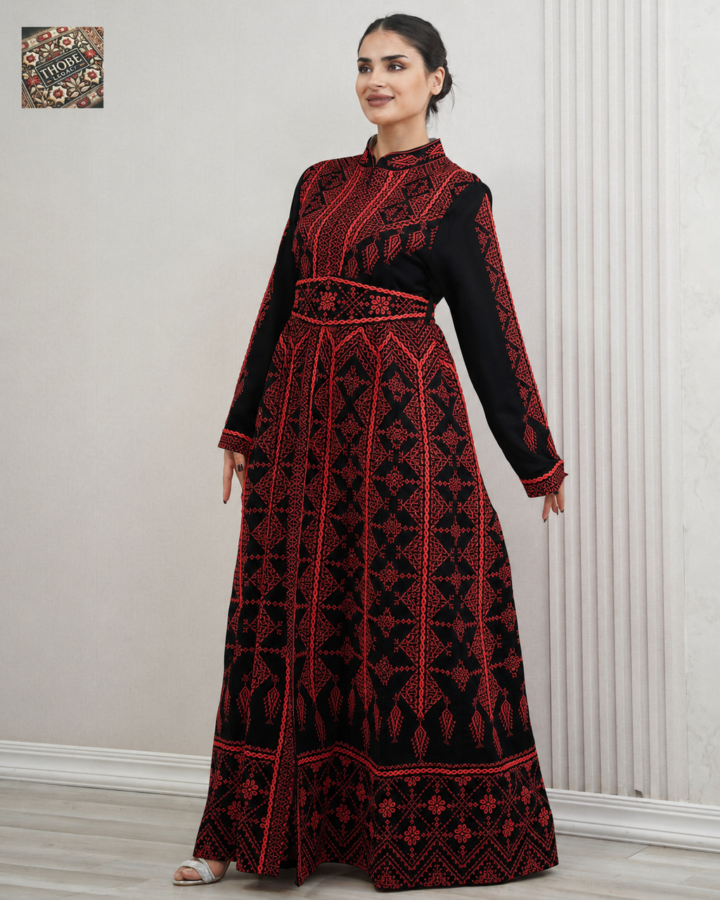 Jadayel Qaftan Black