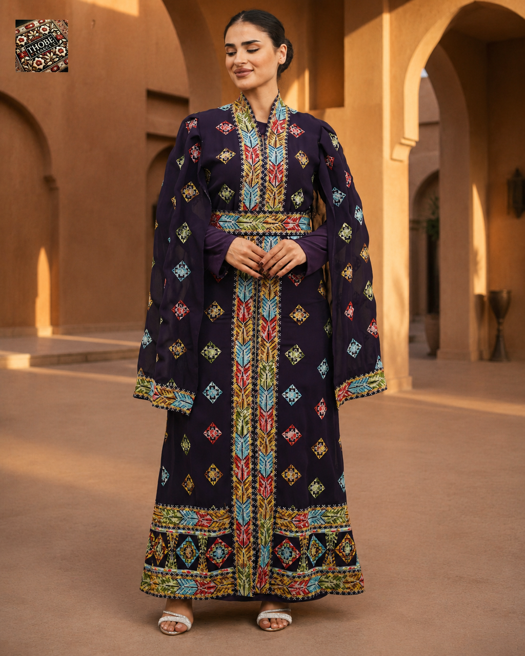 Zakhrafa Qaftan Purple