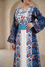 Floral Thobe in Blue