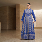 Jadayel Qaftan Royal Blue