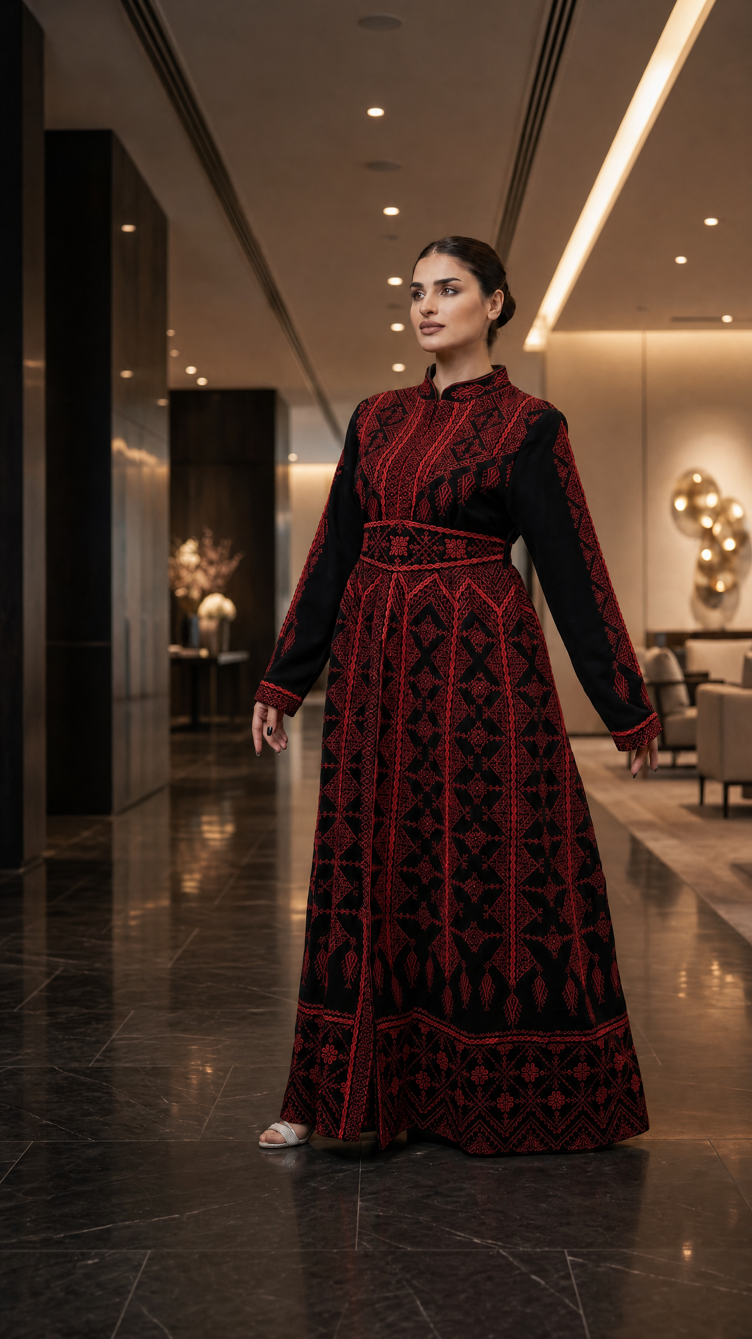Jadayel Qaftan Black