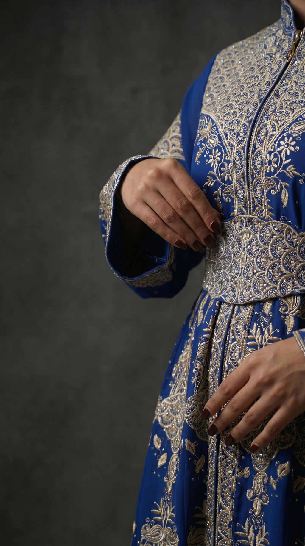 Qaftan Glamour Royal Blue