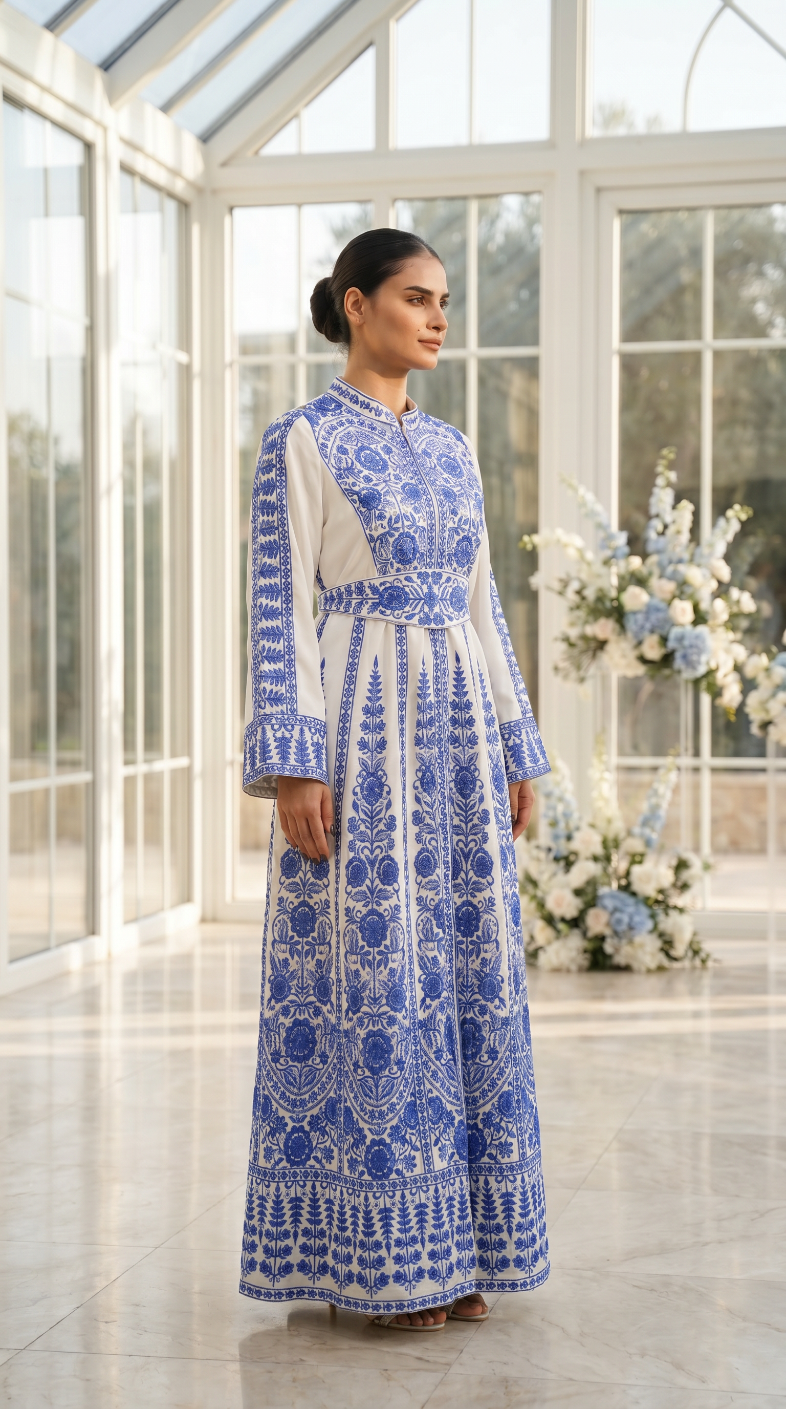 Qaftan Sunflower Blue