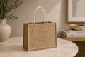 The signature Champagne Embroidered Tote
