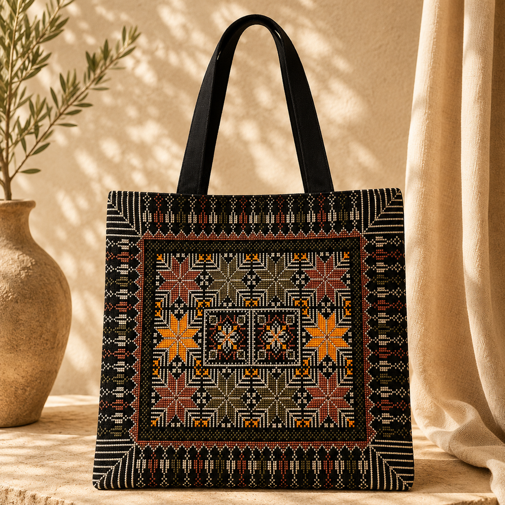 Bloom Tote Bag Brown