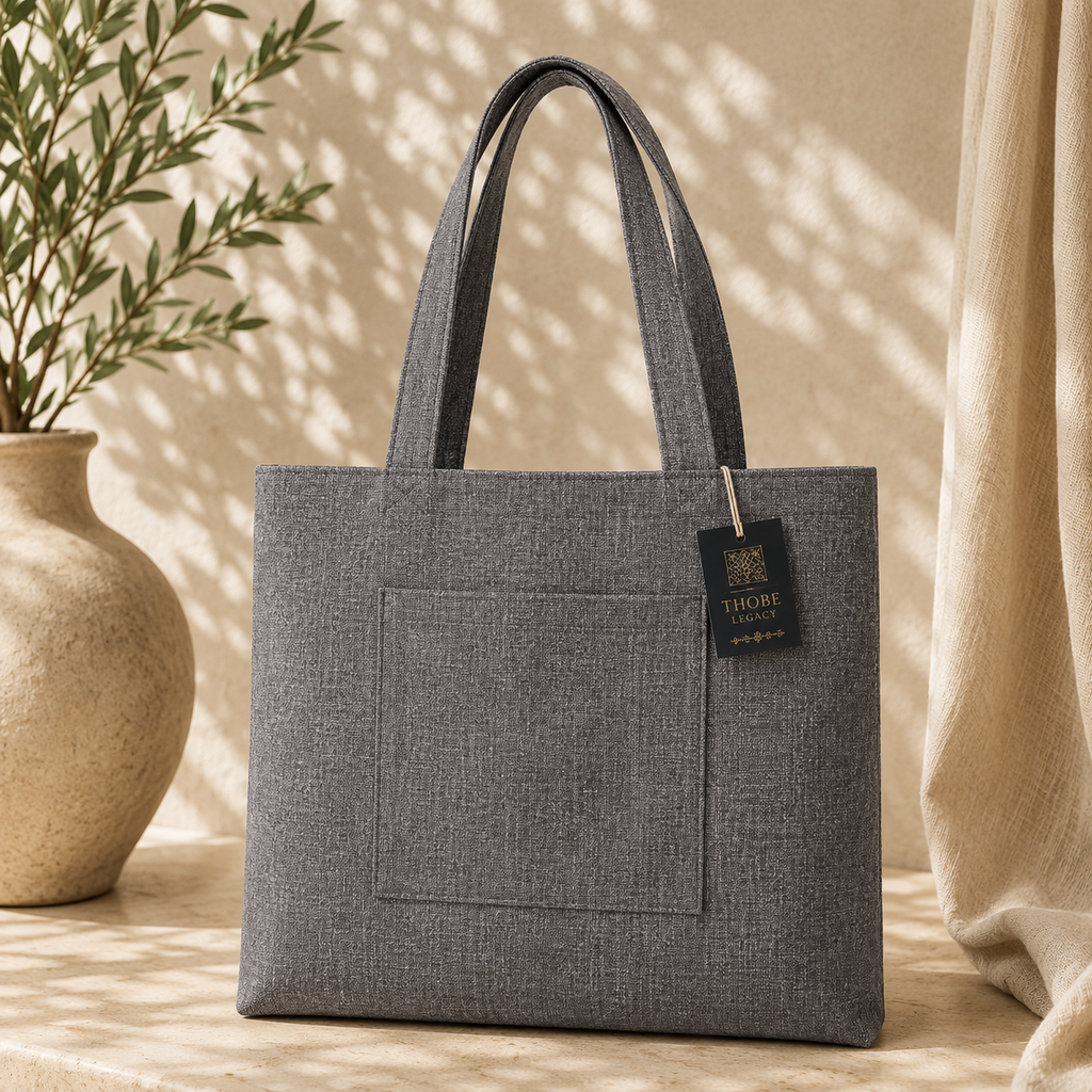 Bloom Tote Bag Grey