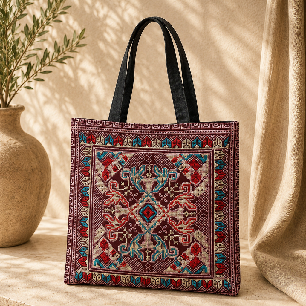 Bloom Tote Bag Berry
