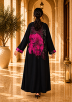 Contemporary roses Abaya