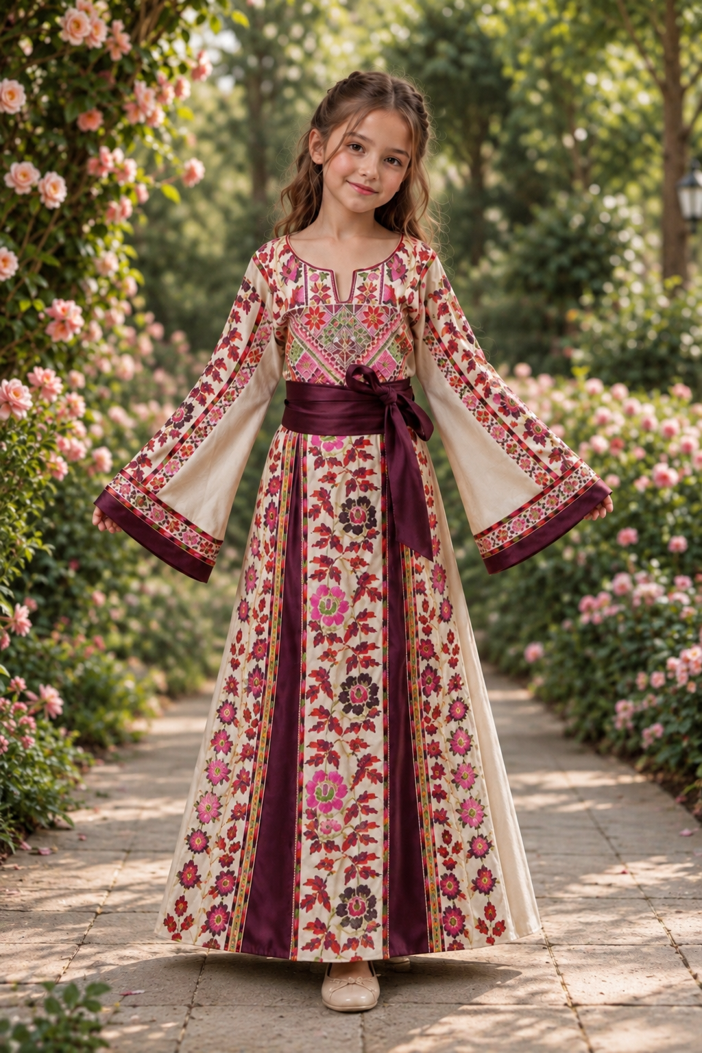Floral Kids Thobe