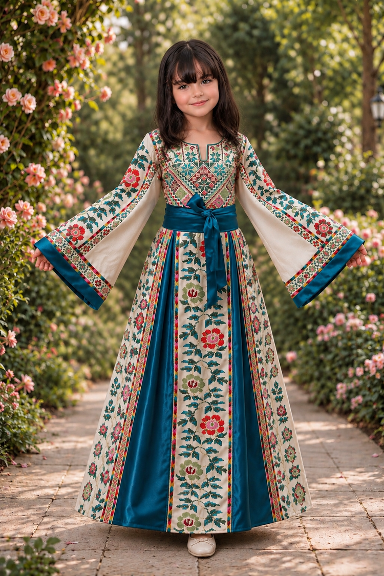 Floral Kids Thobe