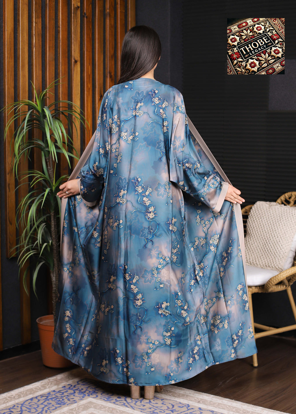 Sakura Flow Abaya