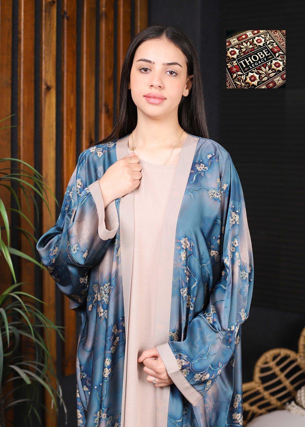 Sakura Flow Abaya