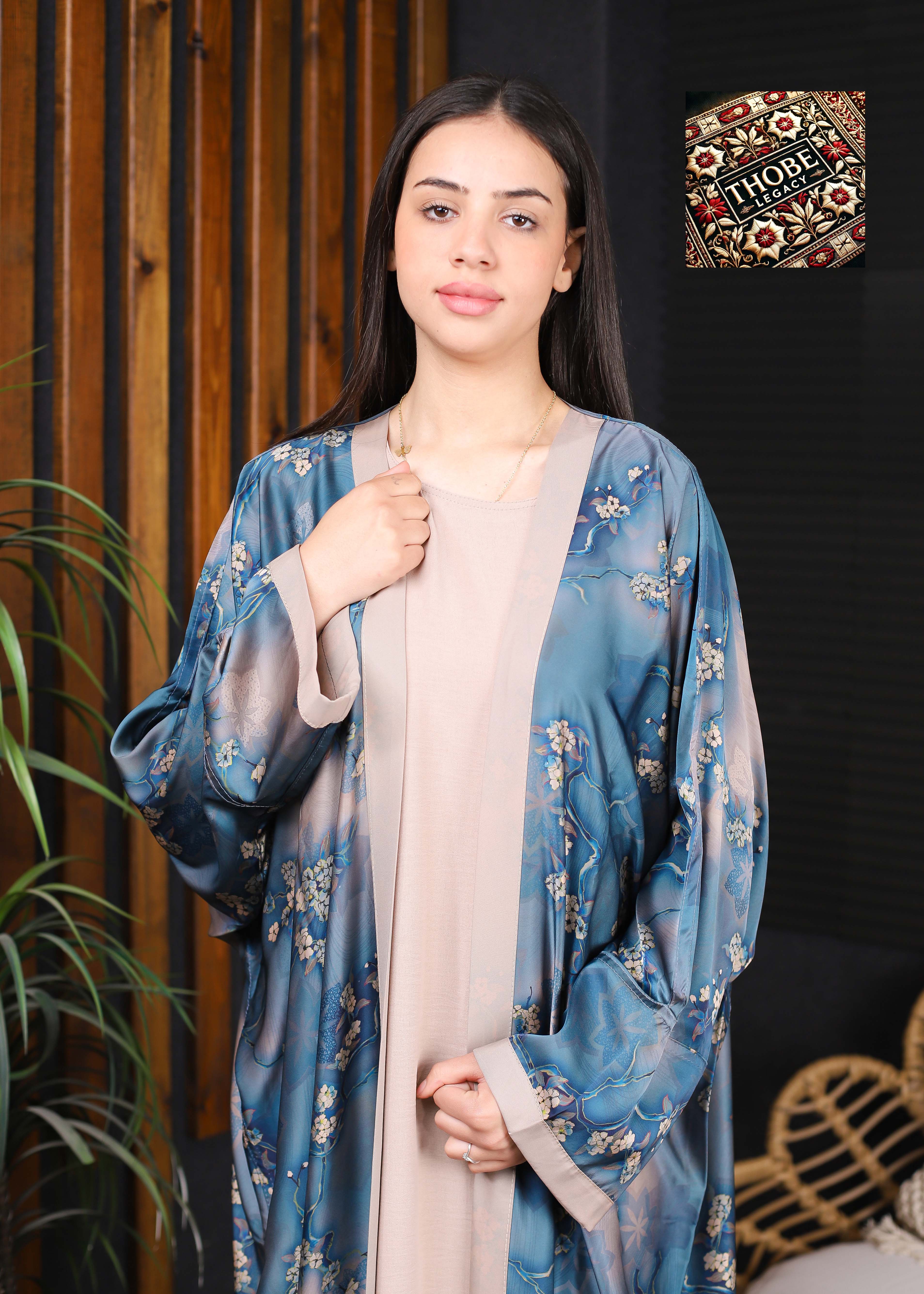 Sakura Flow Abaya