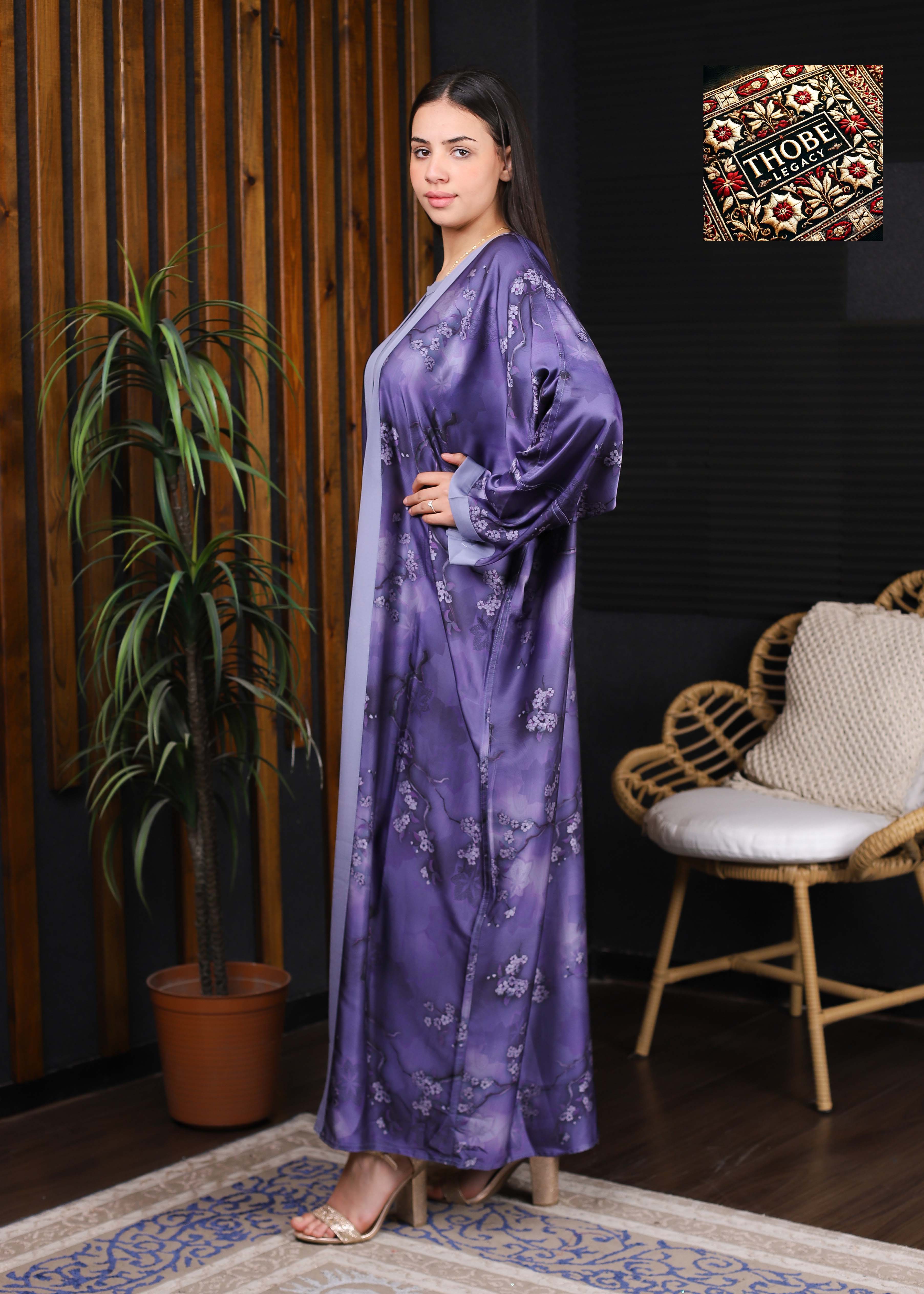 Sakura Flow Abaya