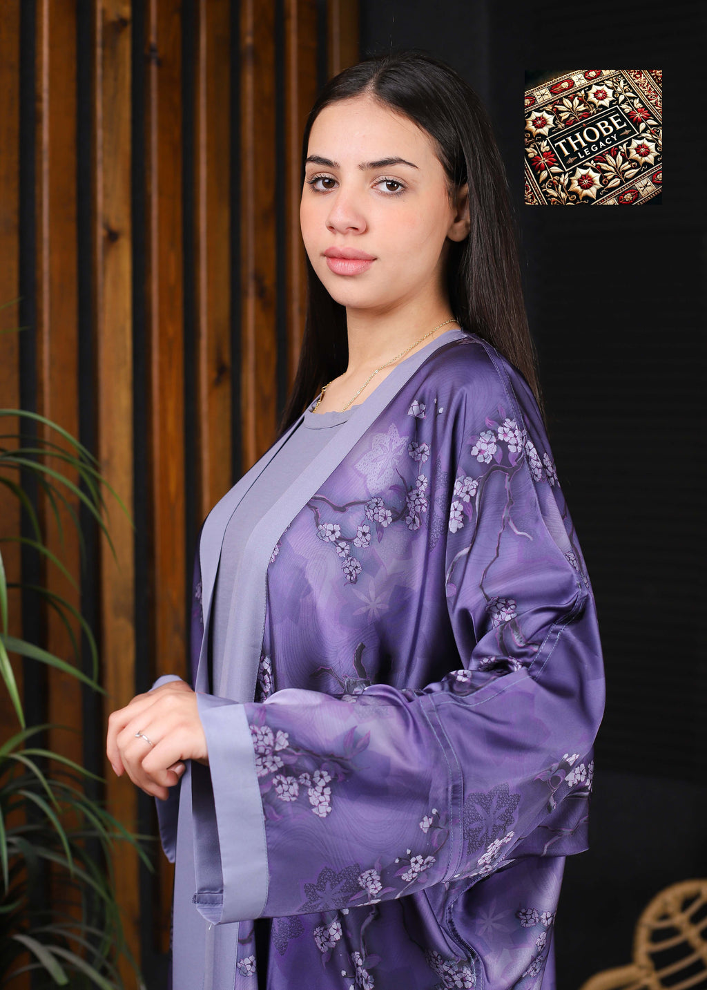 Sakura Flow Abaya