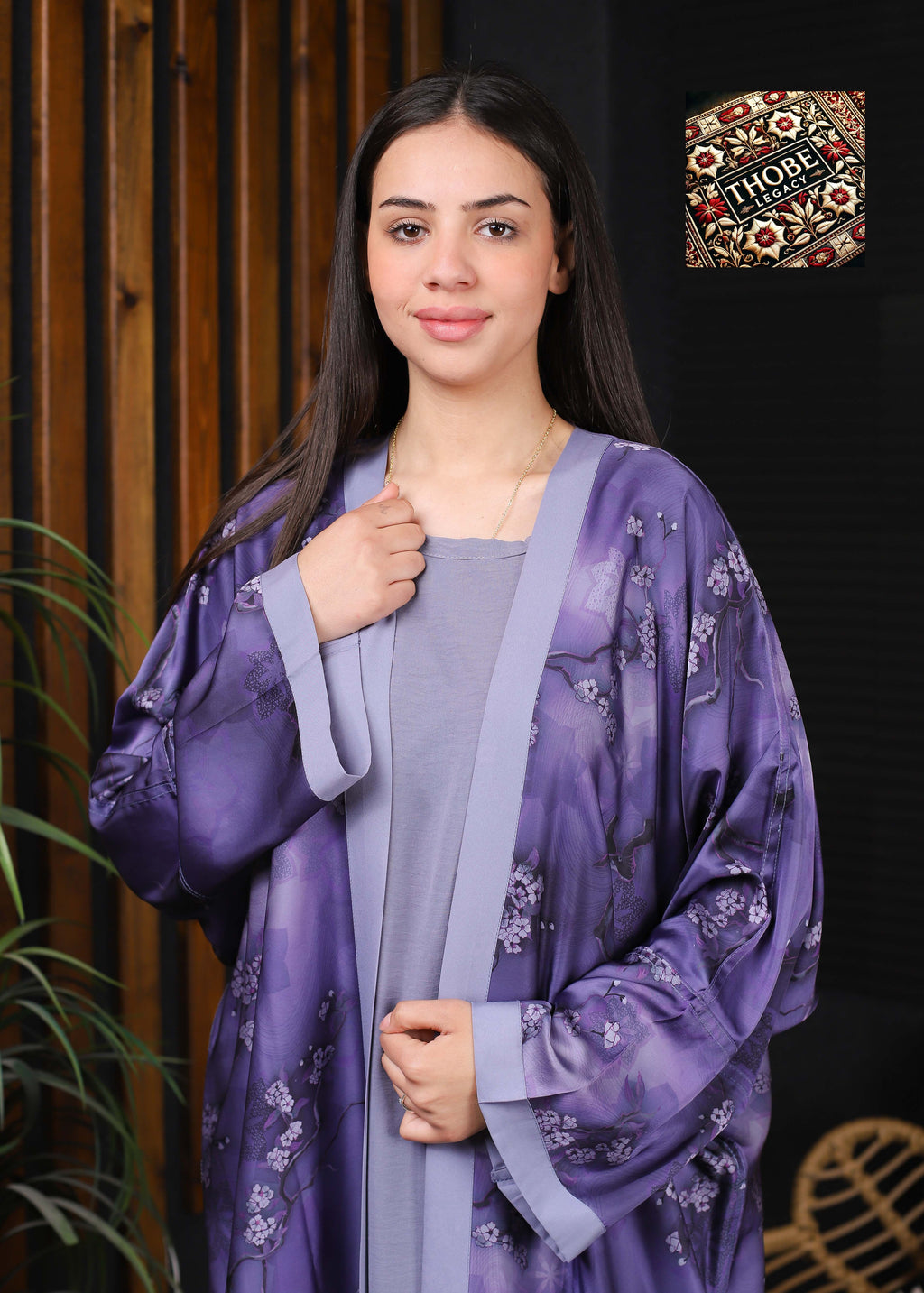 Sakura Flow Abaya