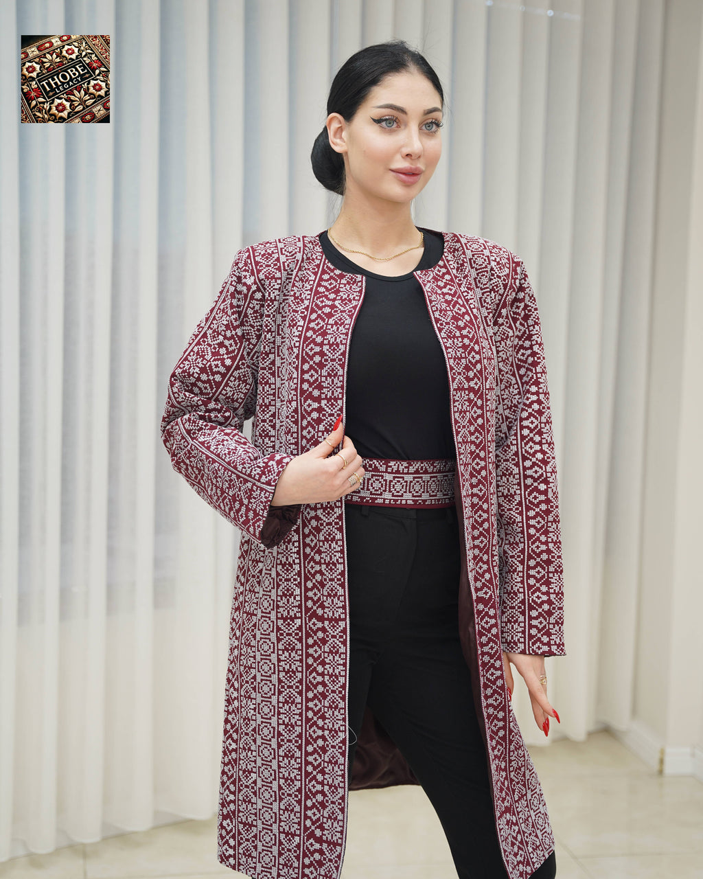 The Signature Blazer Burgundy