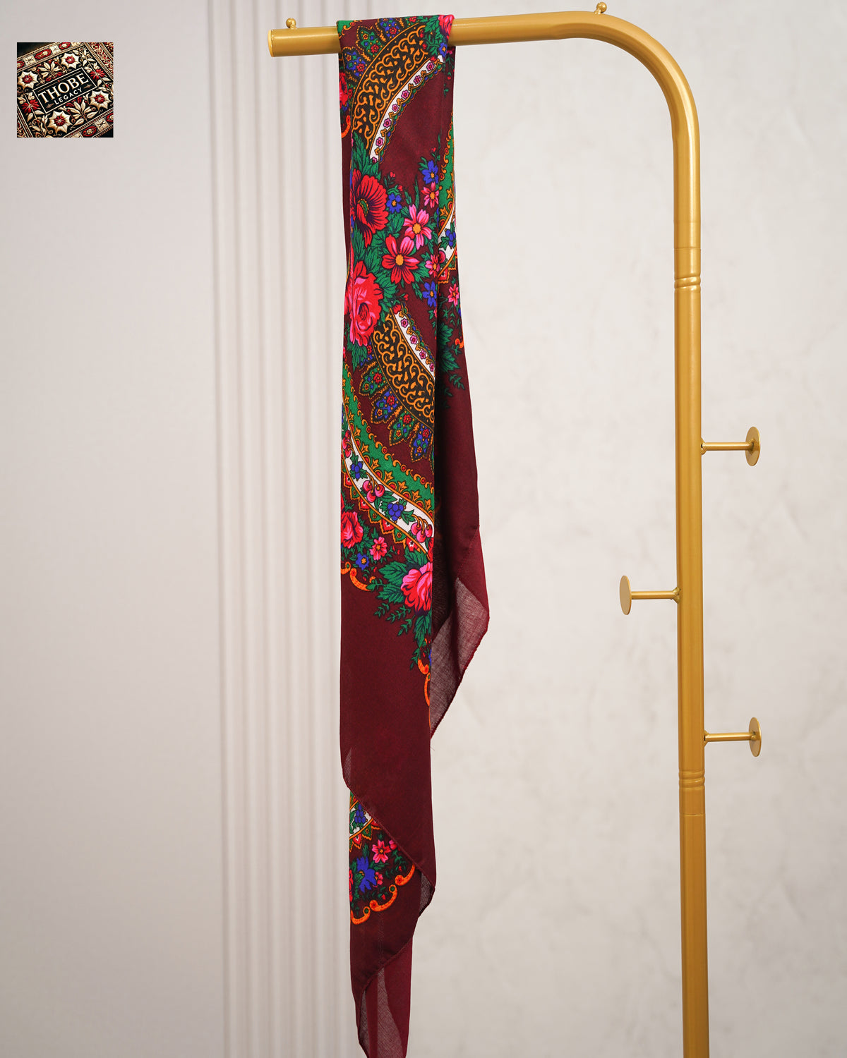 Heritage Shamleh Belt Burgundy