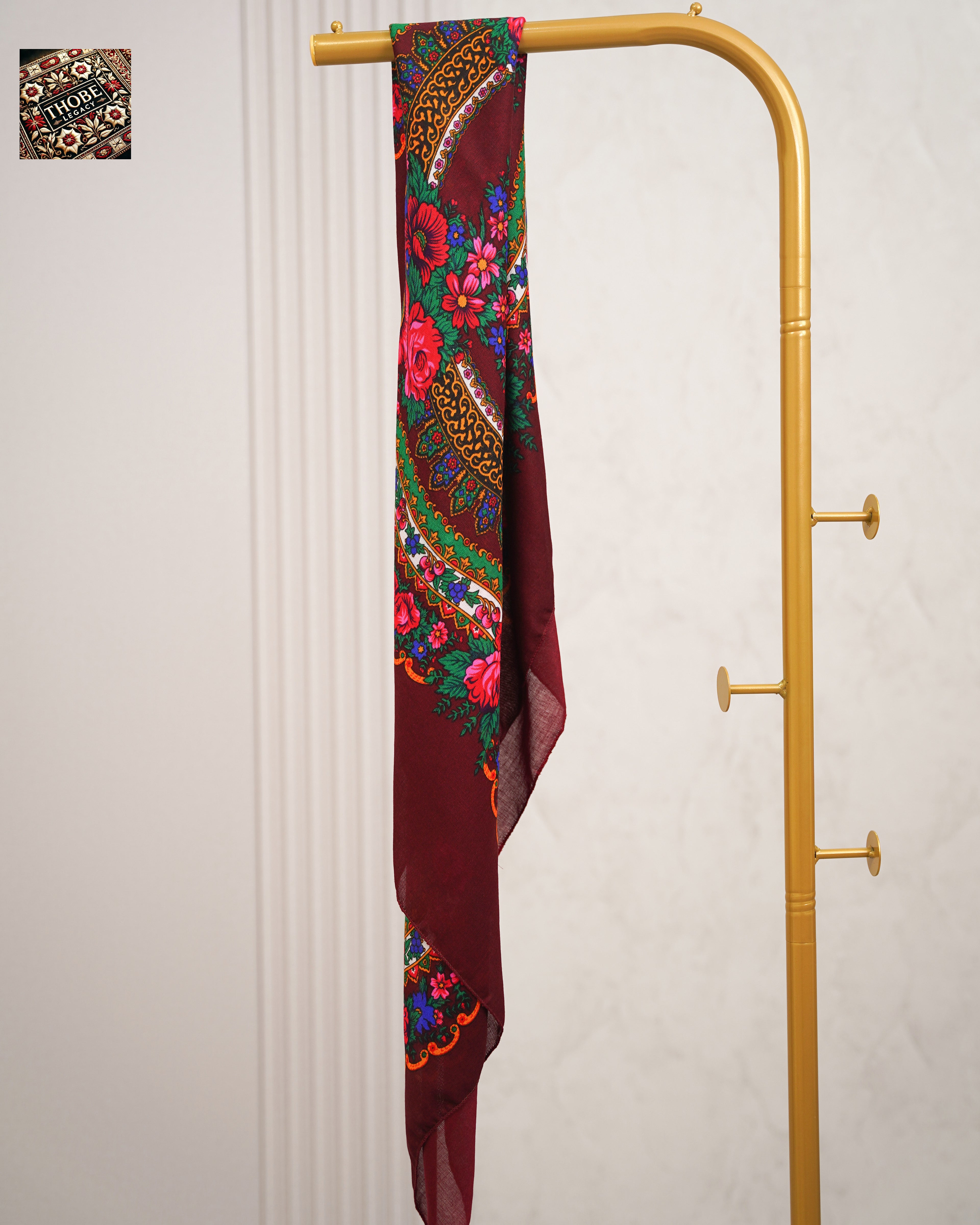 Heritage Shamleh Belt Burgundy