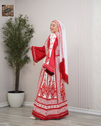 Scarlet Thobe White
