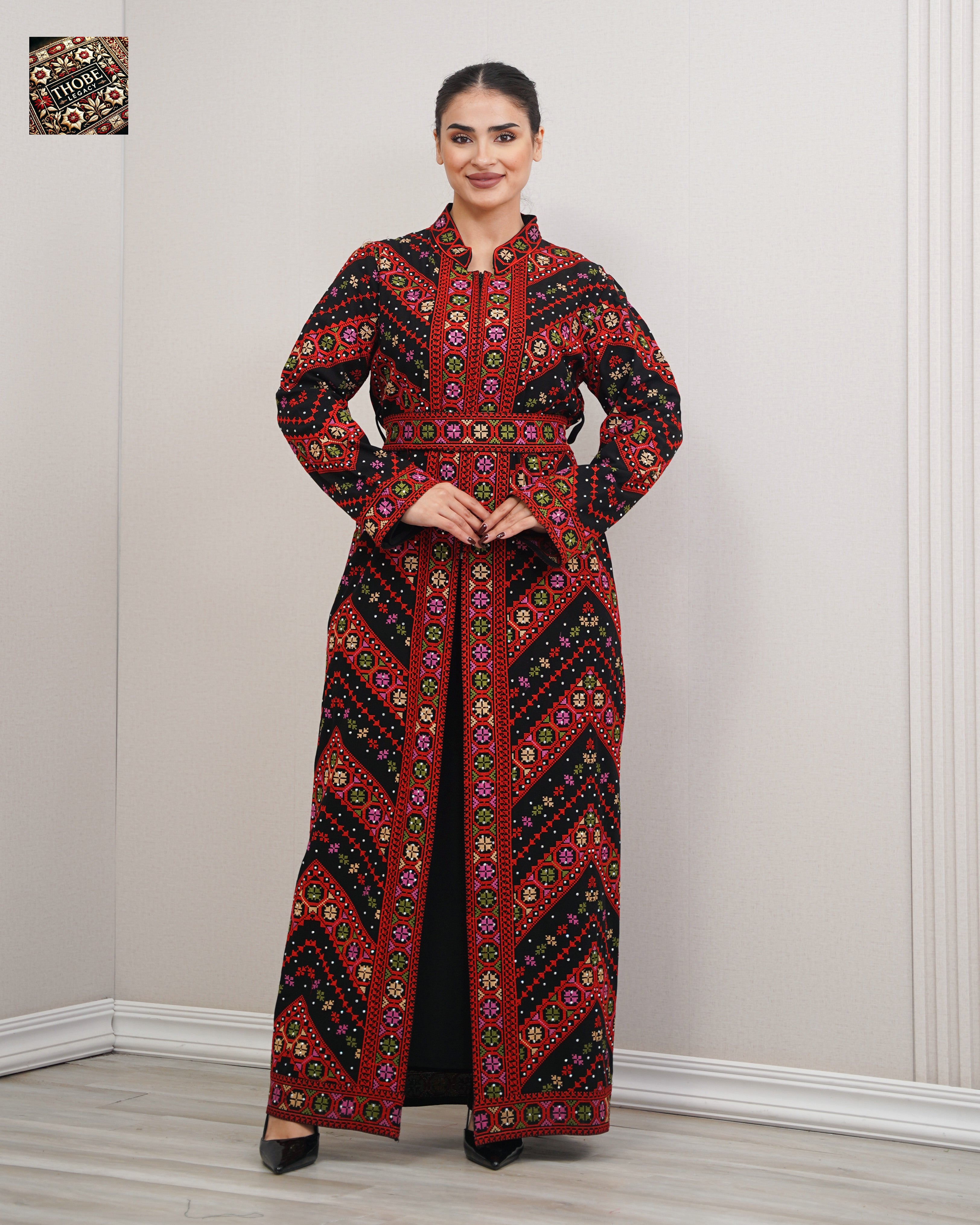 Qaftan Tatreez Noir