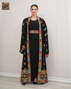 Zakhrafa Noir Abaya