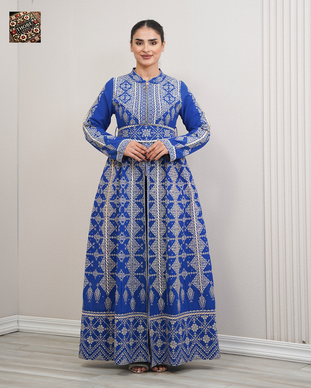 Jadayel Qaftan Royal Blue