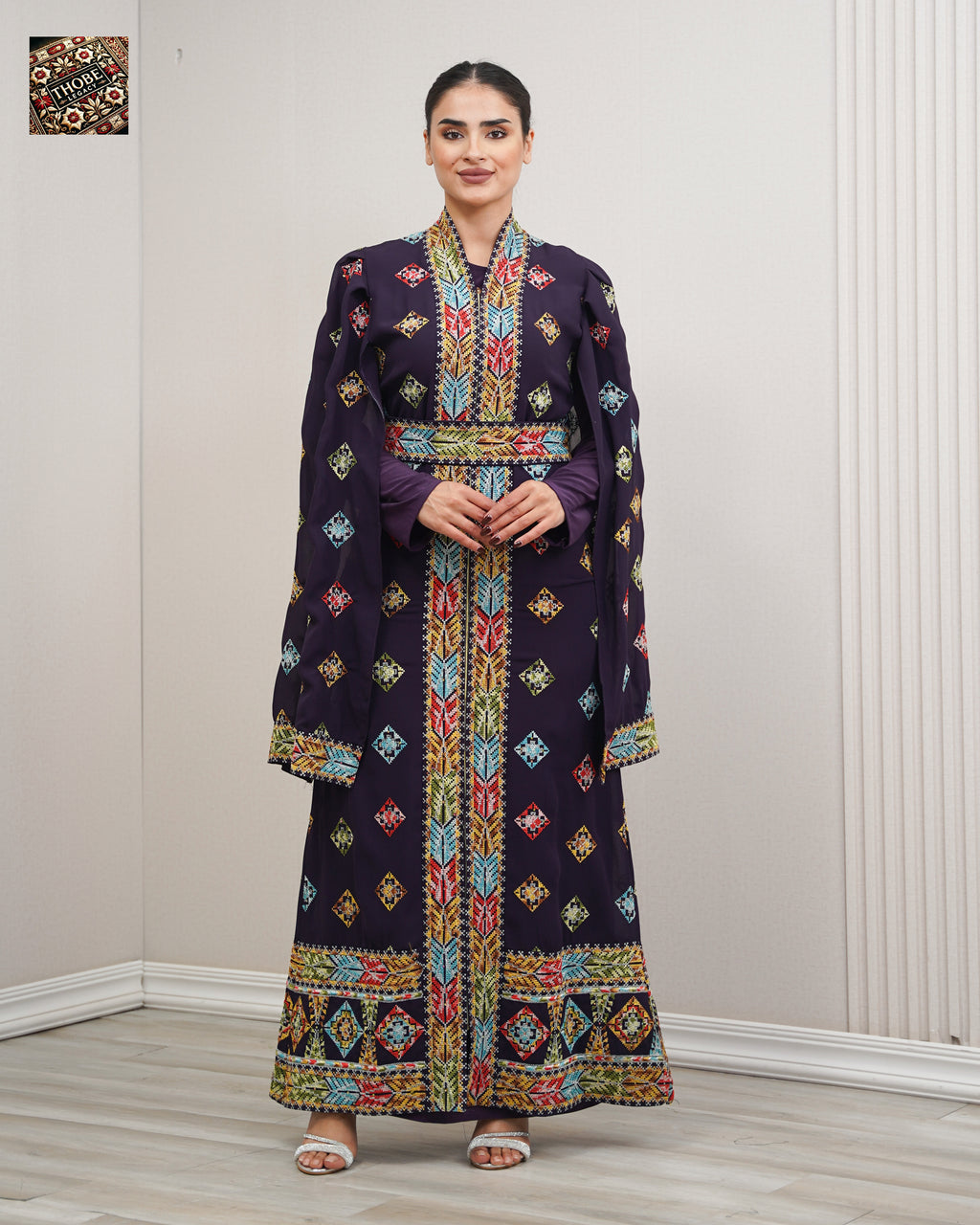 Zakhrafa Noir Abaya