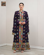 Zakhrafa Noir Abaya