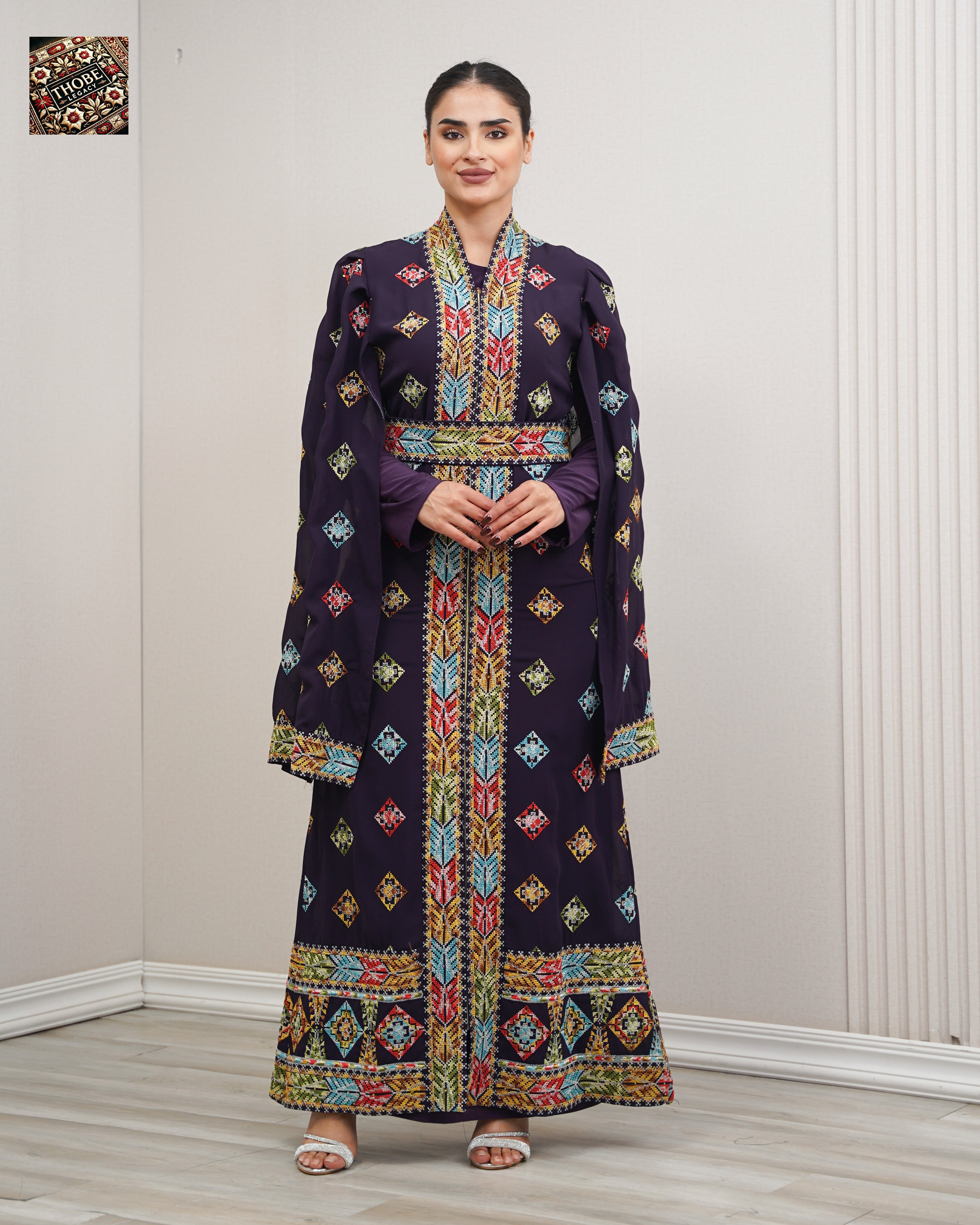 Zakhrafa Noir Abaya