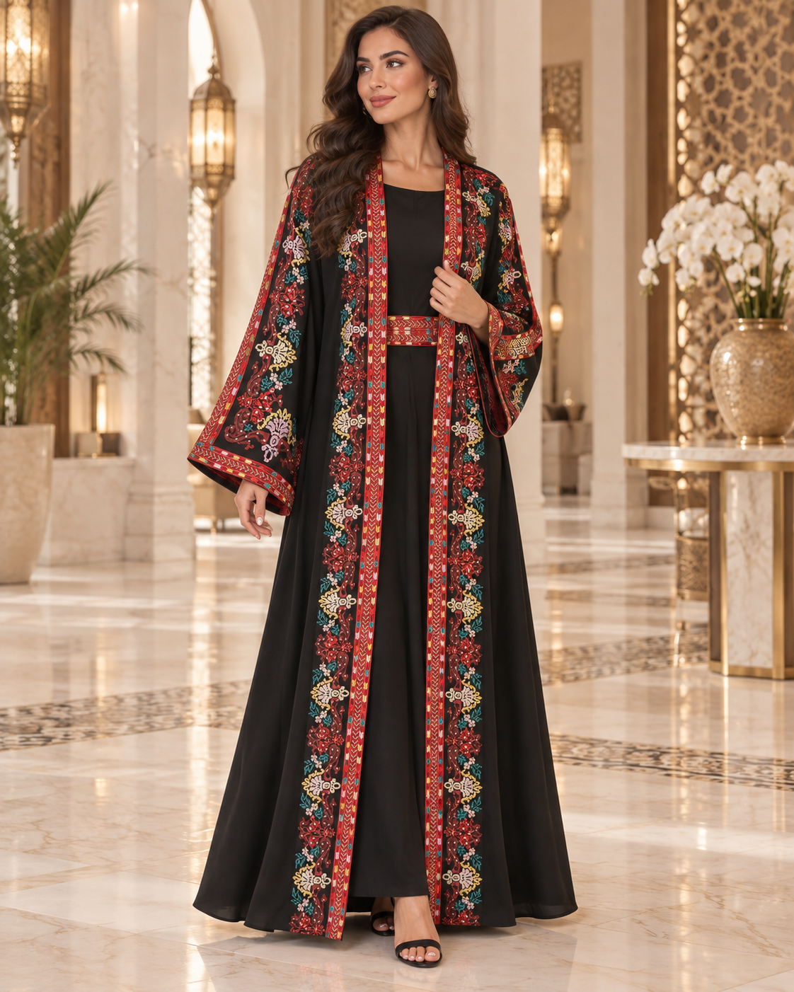 Yamal Floral Abaya