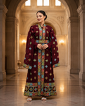 Zakhrafa Qaftan Burgundy