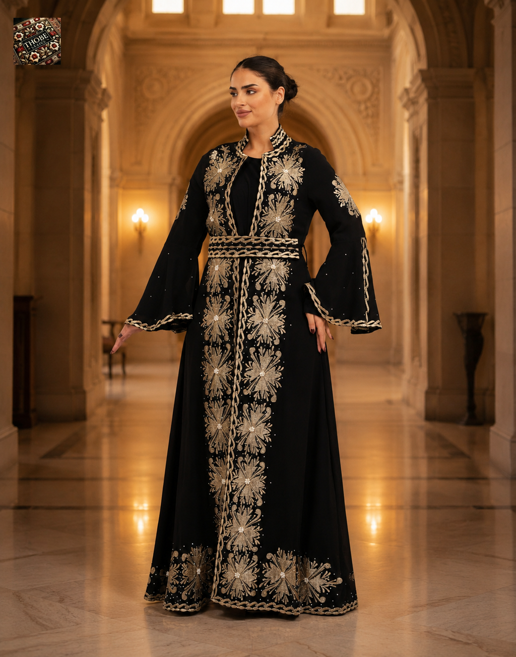 Thurayya Abaya Black