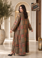 Mosaic Abaya Olive
