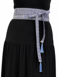 The Wrap Belt – Royal Blue & White