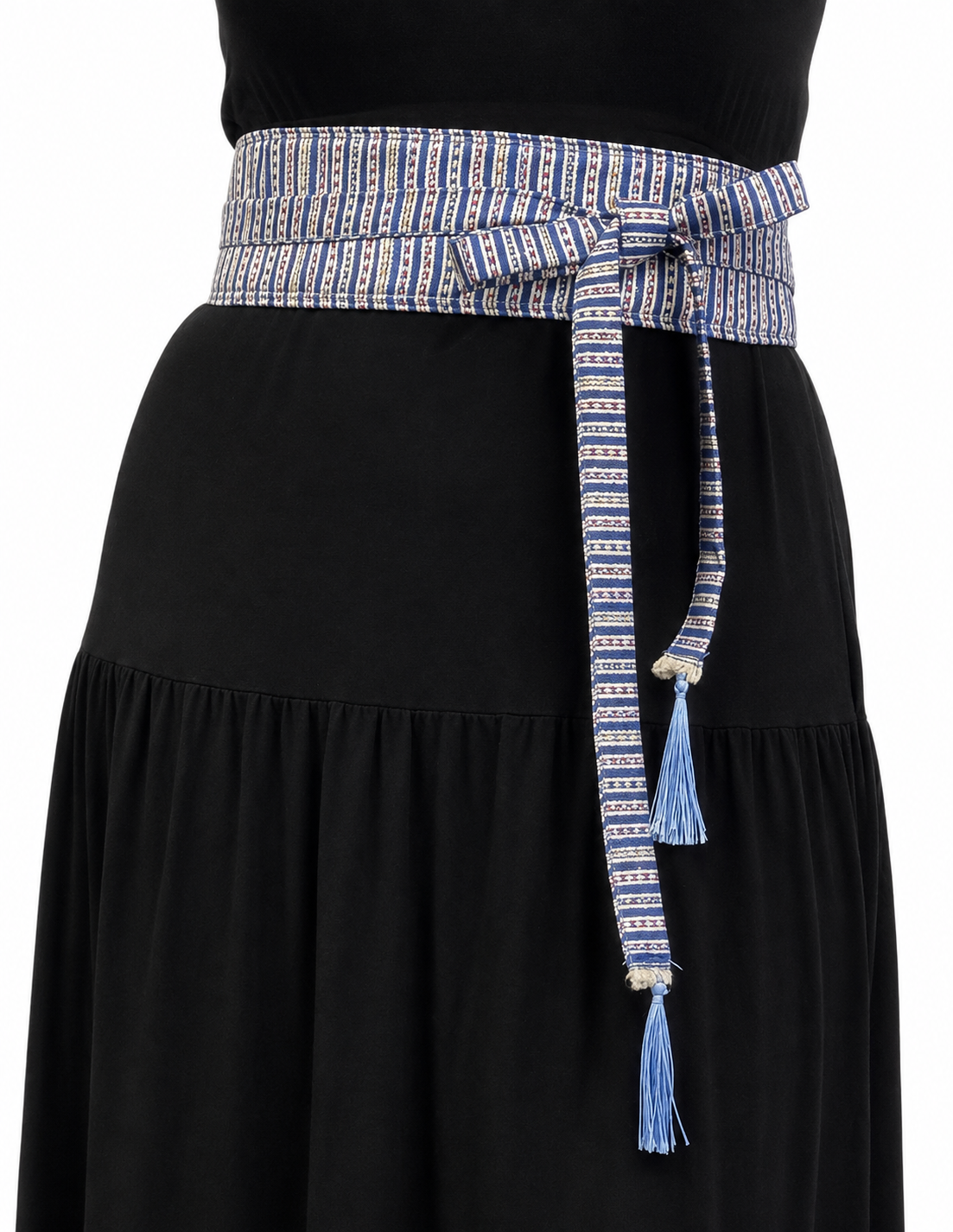 The Wrap Belt – Royal Blue & White
