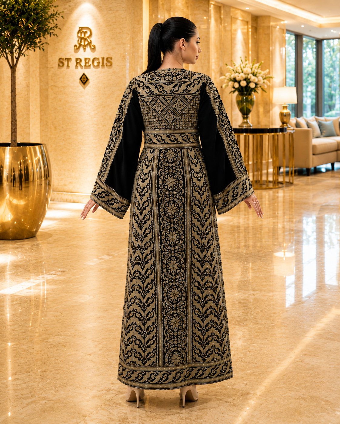 Bloom Thobe Gold