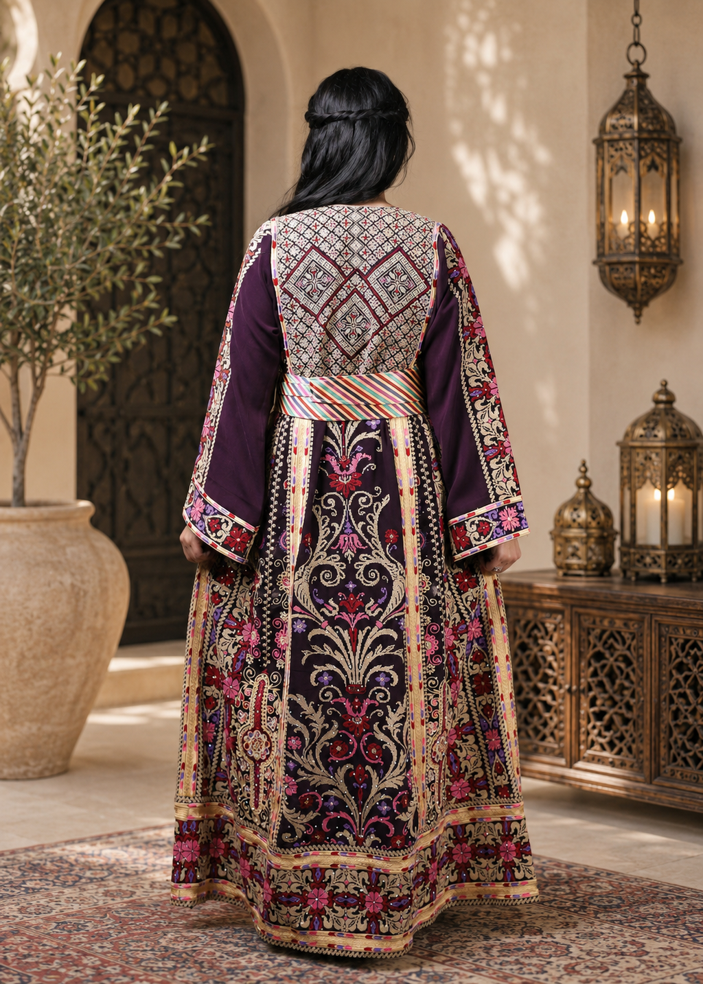 Al-Ward Thobe Plum