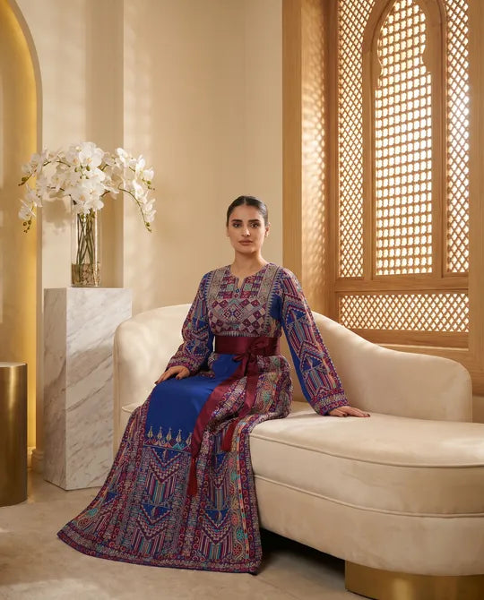 Jawaher Thobe Royal Blue