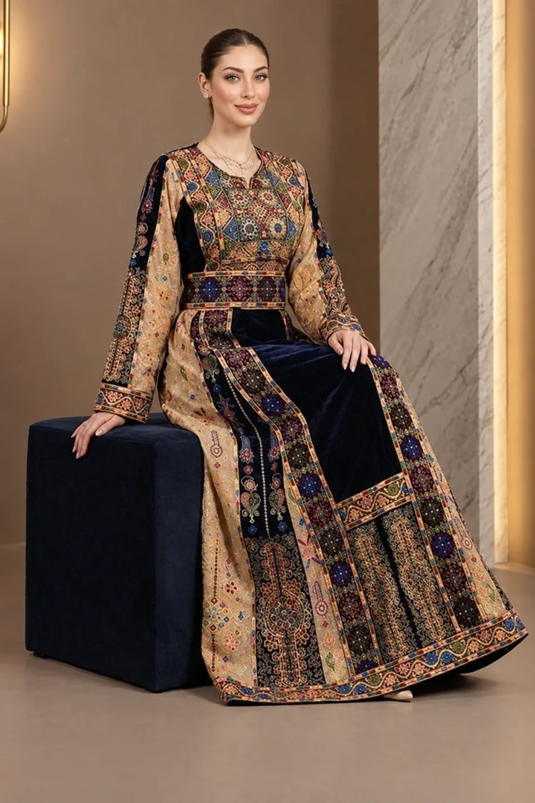 Qamar Velvet Thobe