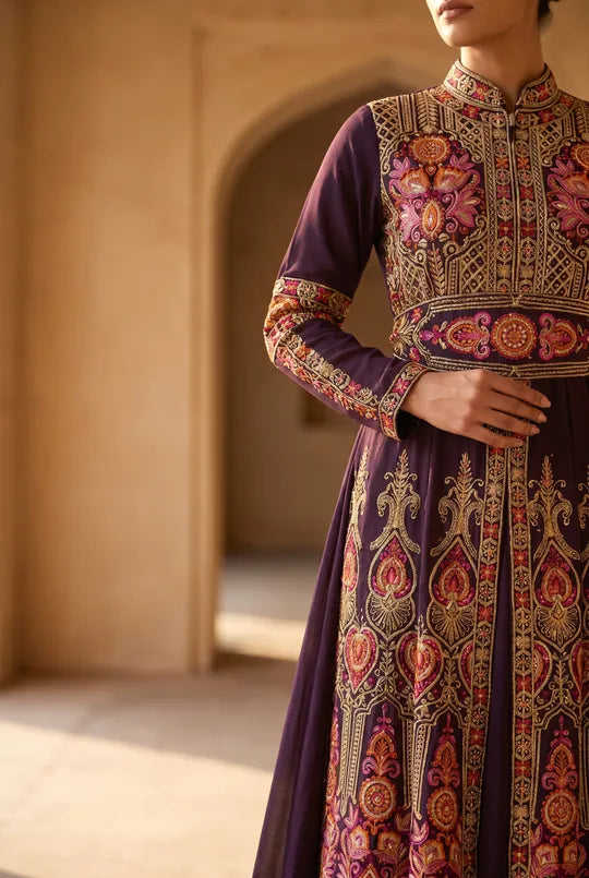 Khayal Stitch Qaftan