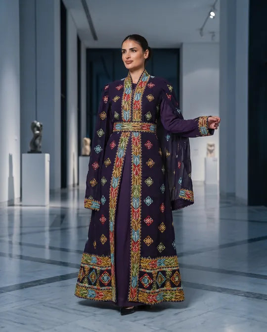 Zakhrafa Qaftan Purple