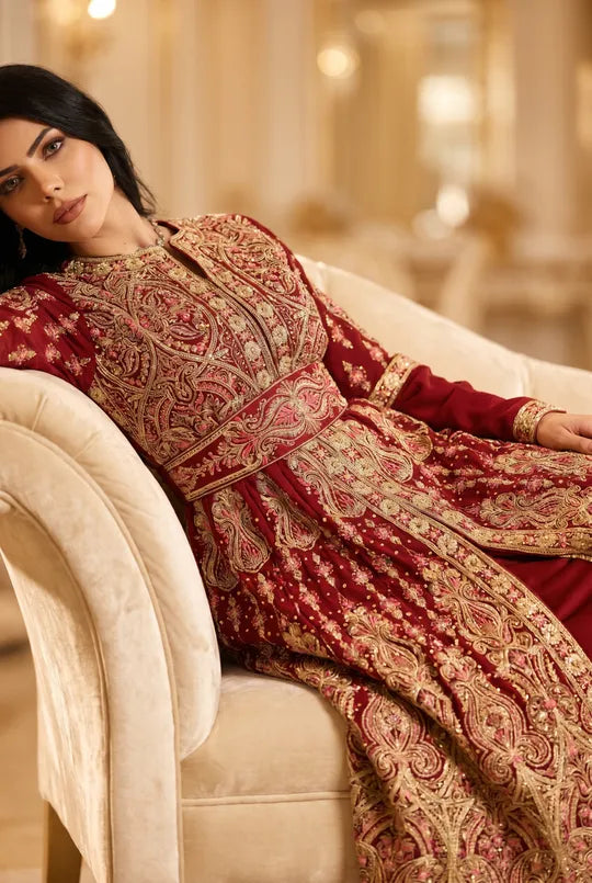 Qaftan Almond Burgundy