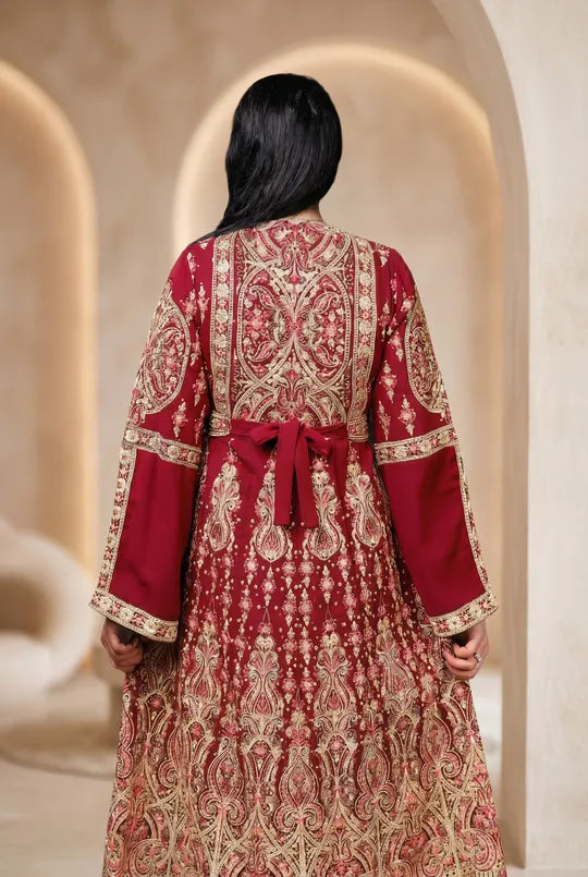 Qaftan Almond Burgundy