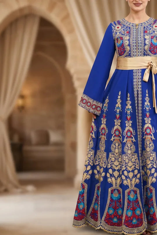 Qaftan Tulip Royal Blue